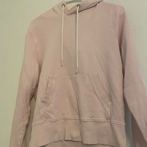 athleta light pink hoodie